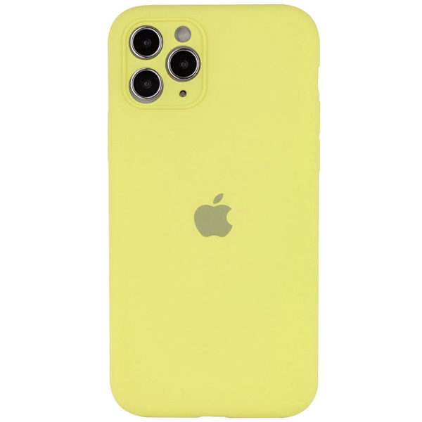 Чехол Soft Touch для Apple iPhone 12 Pro Max Mellow Yellow with Camera Lens Protection