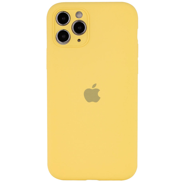 Чохол Soft Touch для Apple iPhone 12 Pro Max Yellow with Camera Lens Protection