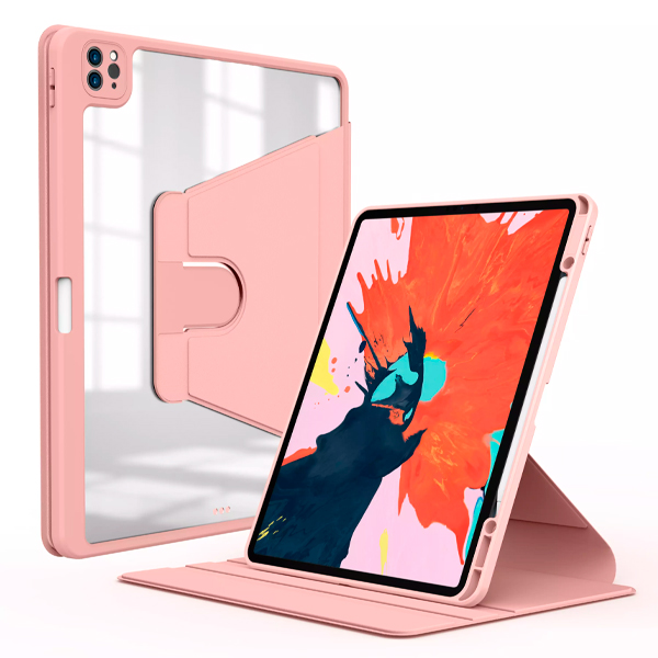 Чехол Wiwu Waltz Rotative Case for iPad 10.2 2019/2020/2021 Pink