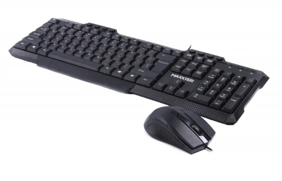 Комплект клавіатура+мишка Maxxter KMS-CM-02-UA