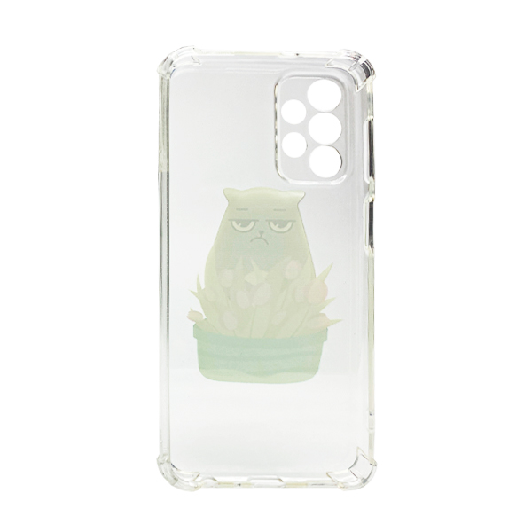 Чохол Wave Cute Case для Samsung A33-2022/A336 Clear Cat is a Mood with Camera Lens