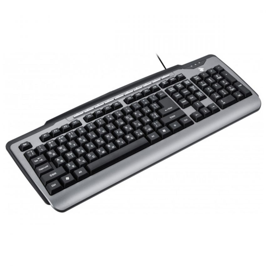 Клавіатура 2E KM1010 USB Gray (2E-KM1010UB)