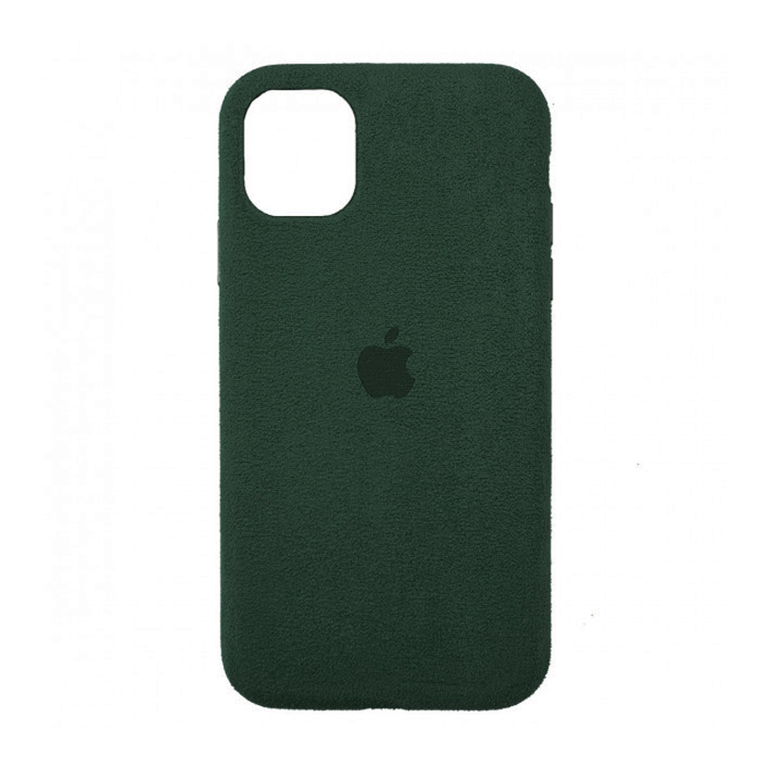 Чохол Alcantara для Apple iPhone 12/12 Pro Pine Green