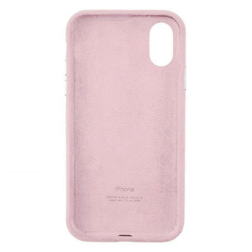 Чохол Alcantara для Apple iPhone X/XS Light Pink