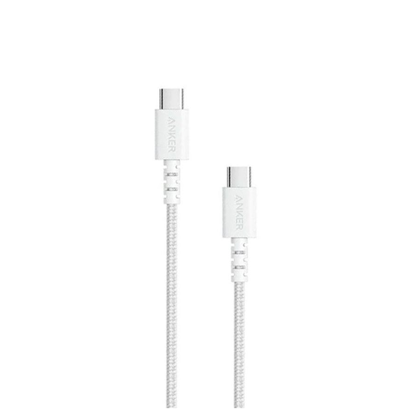 Кабель Anker Powerline Select+ USB-C to USB-C 2.0 1.8m White (A8033H21)
