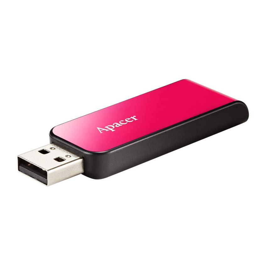 Флешка Apacer 32 GB AH334 Pink USB 2.0 (AP32GAH334P-1)