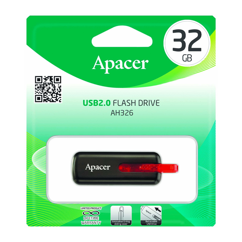 Флешка Apacer 32 GB AH326 AP32GAH326B-1