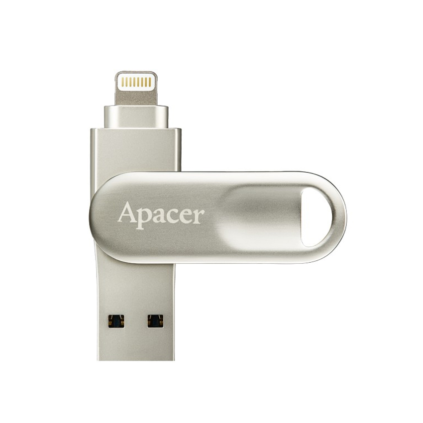 Флешка Apacer 32GB AH790 Lightning Dual USB 3.1 Silver (AP32GAH790S-1)