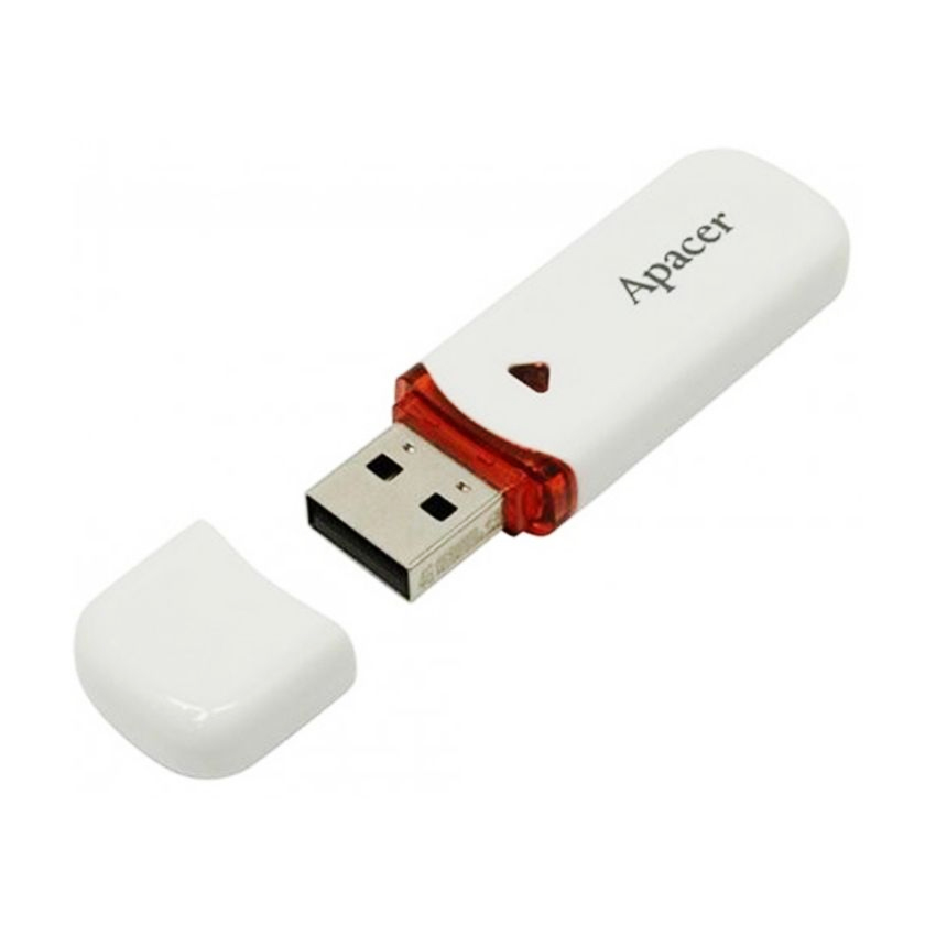  Флешка Apacer 8 GB AH333 White USB 2.0 (AP8GAH333W-1)