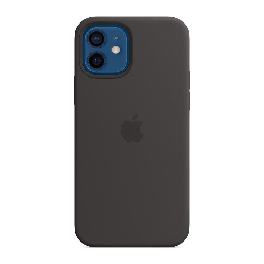 Чохол Apple Silicon Case with MagSafe для Apple iPhone 12 Mini Black