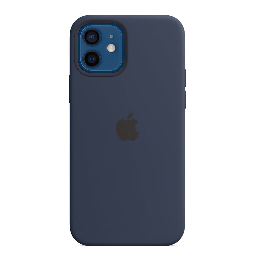Чехол Apple Silicon Case with MagSafe для Apple iPhone 12 Mini Navy Blue