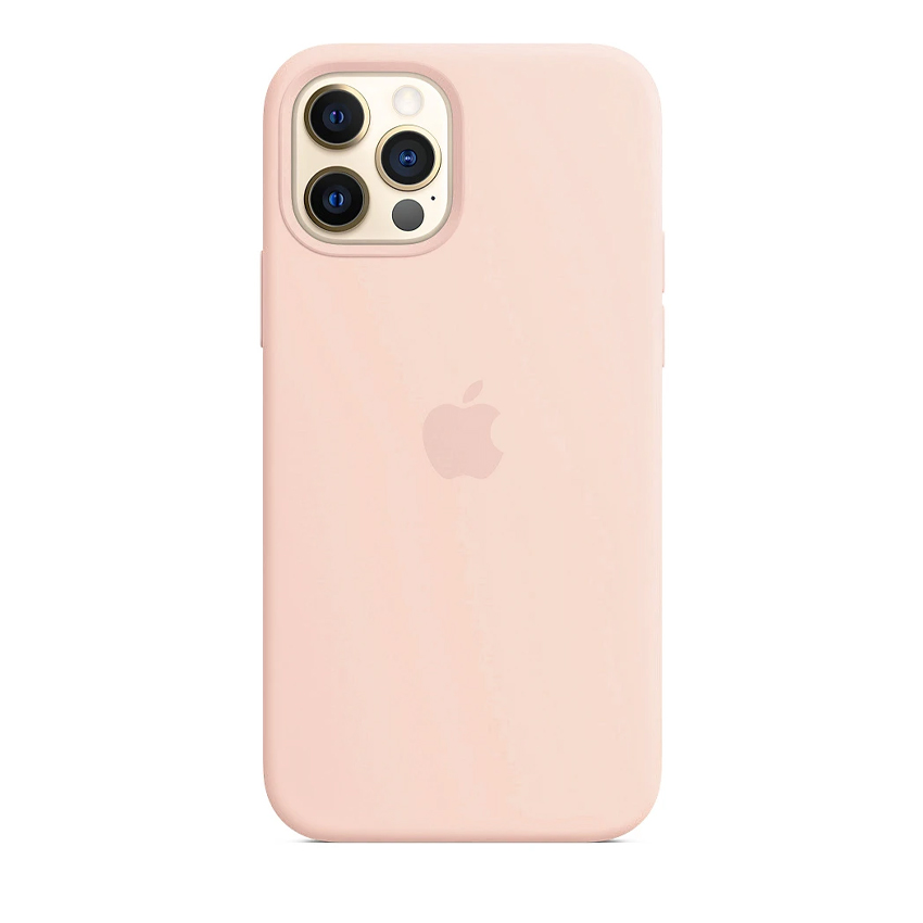 Чехол Apple Silicon Case with MagSafe для Apple iPhone 12 Pro Max Pink Sand