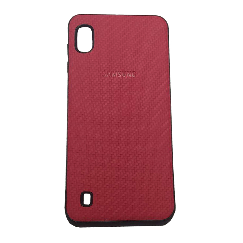 Чехол накладка Carbon для Samsung A10-2019/A105 Red