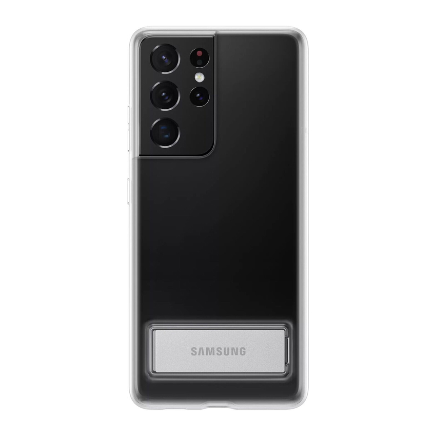 Чехол накладка Samsung G998 Galaxy S21 Ultra Clear Standing Cover Transparant (EF-JG998CTEG)