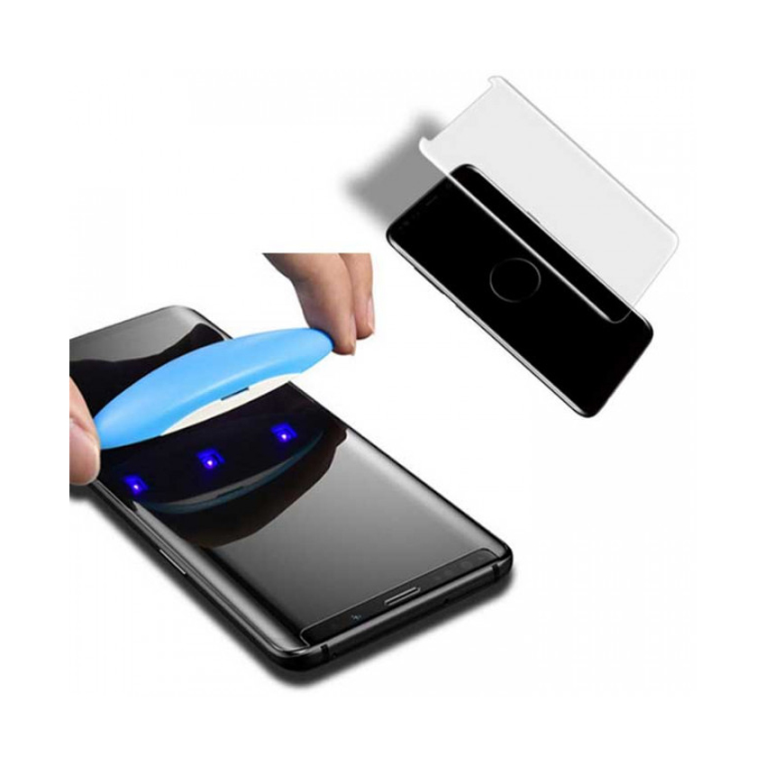 Защитное стекло Glass Curved для Samsung S11+/S20 Ultra + Ультрафиолет Blueo UV+UV Glue+UV