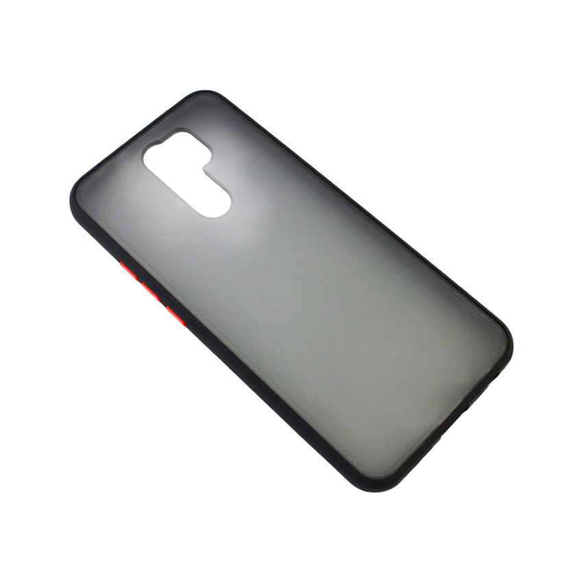 Чехол накладка Goospery Case для Xiaomi Redmi 9 Black/Red