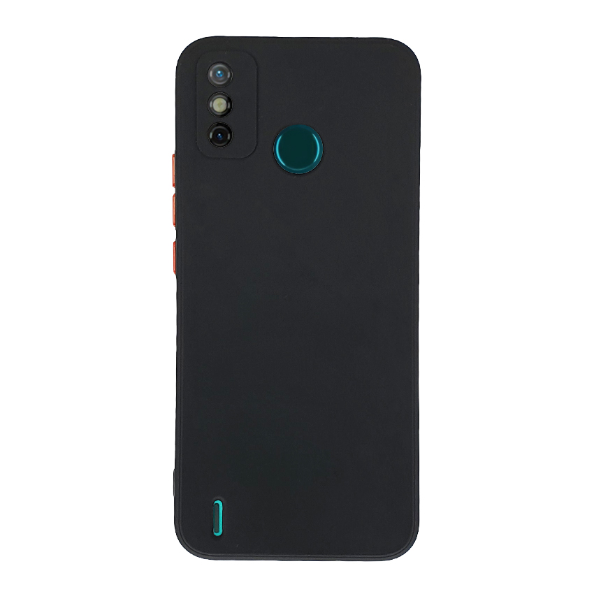 Чехол накладка Goospery TPU Square Full Camera Case для Tecno Spark 6 Go Black