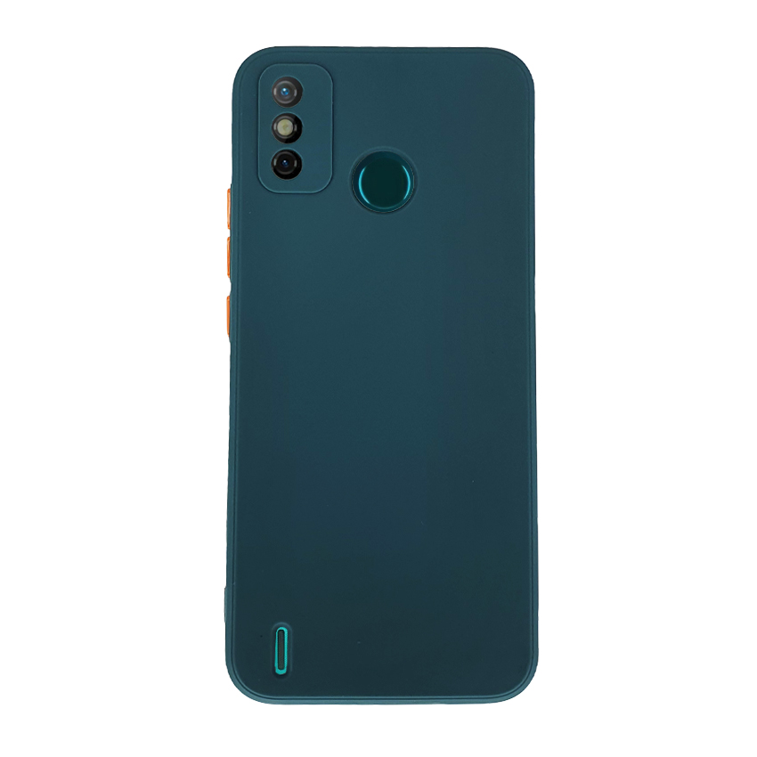 Чехол накладка Goospery TPU Square Full Camera Case для Tecno Spark 6 Go Green