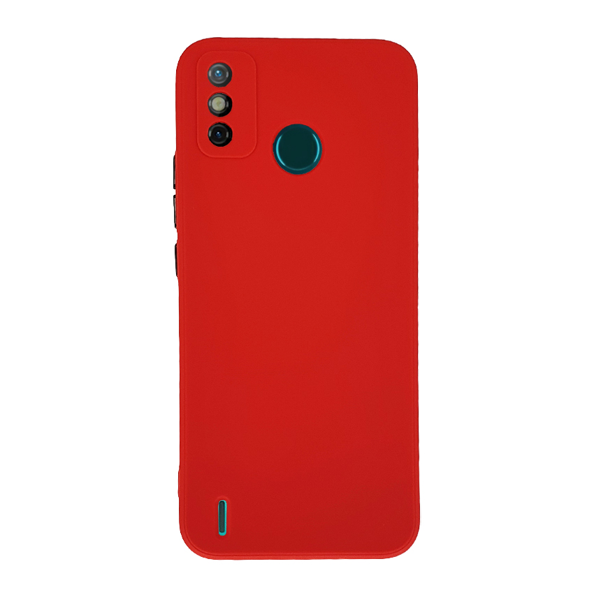 Чехол накладка Goospery TPU Square Full Camera Case для Tecno Spark 6 Go Red