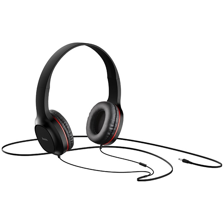 Навушники Hoco W24 (накладні і вакуумні) Black/Red