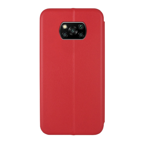 Чехол книжка Kira Slim Shell для Xiaomi Poco X3 Red