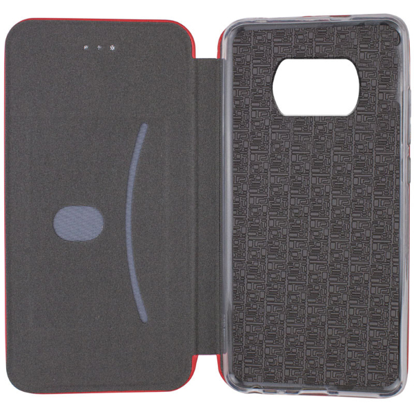 Чехол книжка Kira Slim Shell для Xiaomi Poco X3 Red