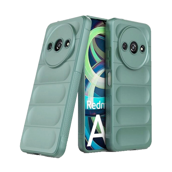 Чехол Cosmic Magic Shield for Xiaomi Redmi A3/Poco C61 Dark Green with Camera Lens