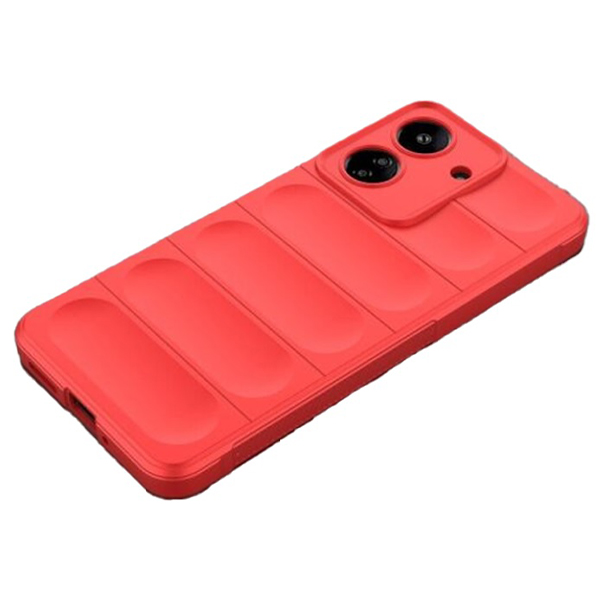 Чохол Cosmic Magic Shield for Xiaomi Redmi 13C/Poco C65 Red with Camera Lens