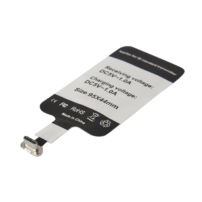 Ресивер для беспроводной зарядки Qi 1.5A White (W7CBK0) Micro USB