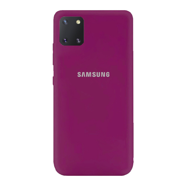 Чехол Original Soft Touch Case for Samsung Note 10 Lite/N770 Grape