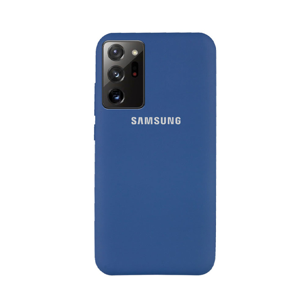 Чехол Original Soft Touch Case for Samsung Note 20 Ultra/N985 Navy Blue