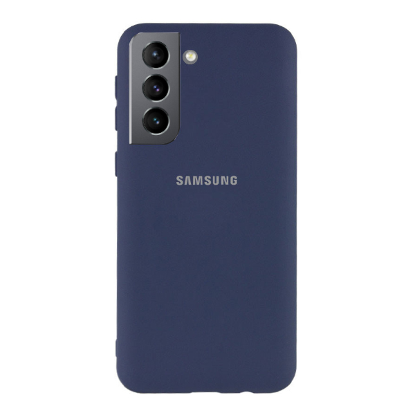 Чехол Original Soft Touch Case for Samsung S21/G991 Midnight Blue