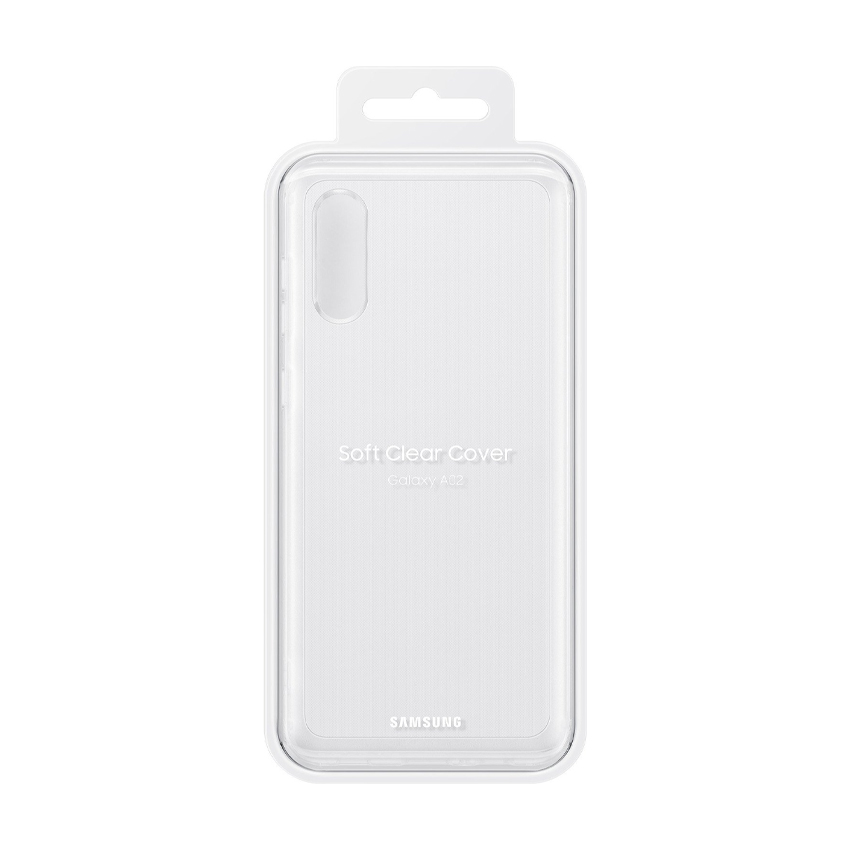 Чехол накладка Samsung A02 Soft Clear Transparent (EF-QA022TTEGRU)