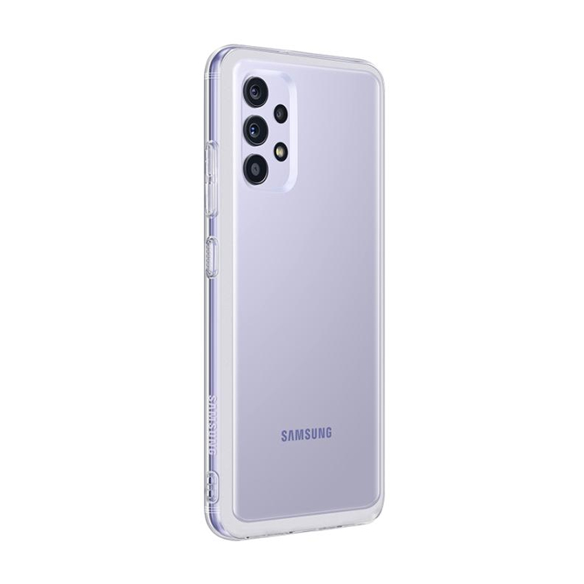 Чехол накладка Samsung A32 Soft Clear Transparency (EF-QA325TTEGRU)