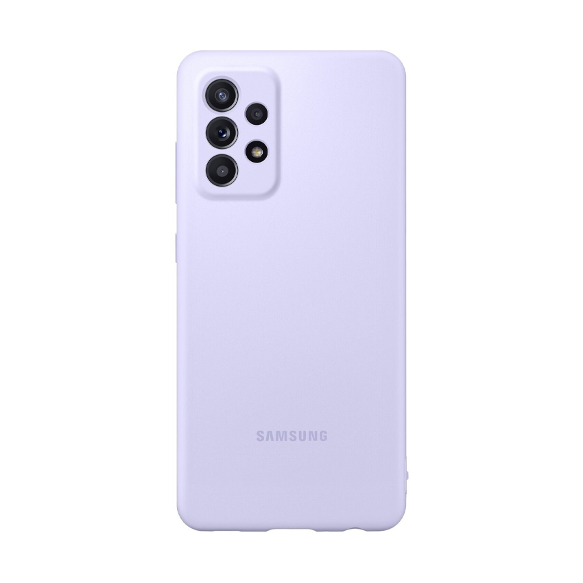 Чехол накладка Samsung A52 Silicone Cover Violet (EF-PA525TVEGRU)