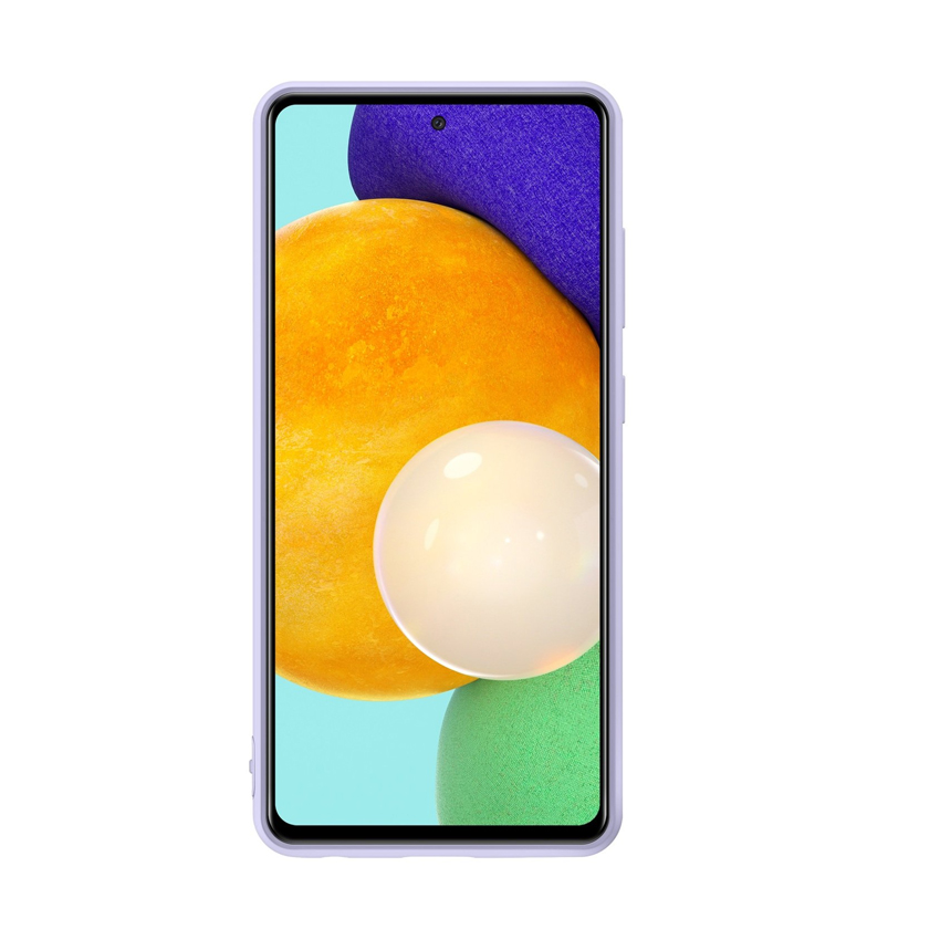 Чехол накладка Samsung A52 Silicone Cover Violet (EF-PA525TVEGRU)