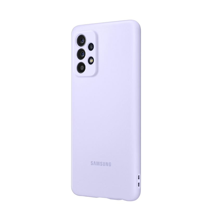 Чехол накладка Samsung A52 Silicone Cover Violet (EF-PA525TVEGRU)