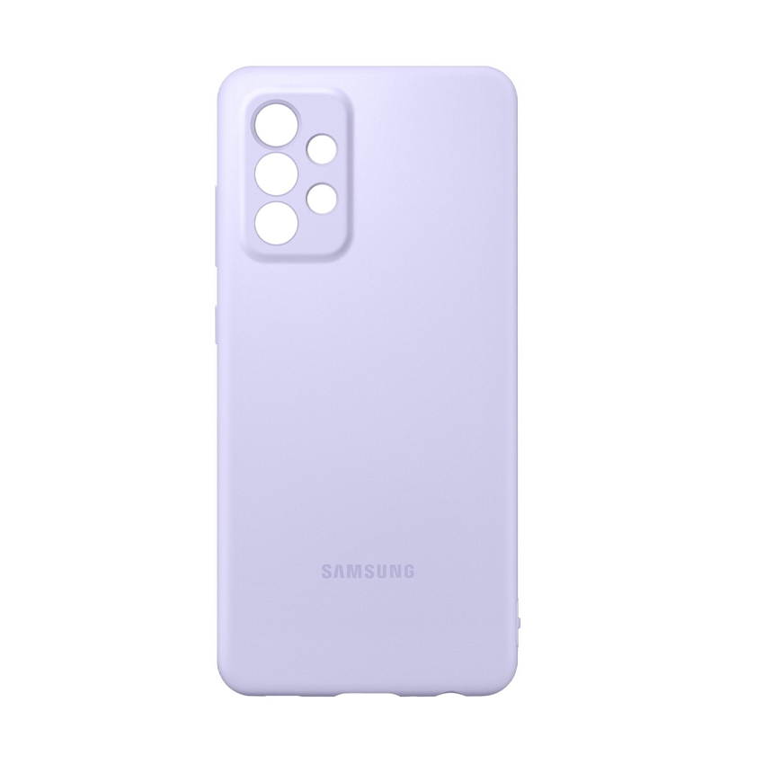 Чехол накладка Samsung A52 Silicone Cover Violet (EF-PA525TVEGRU)
