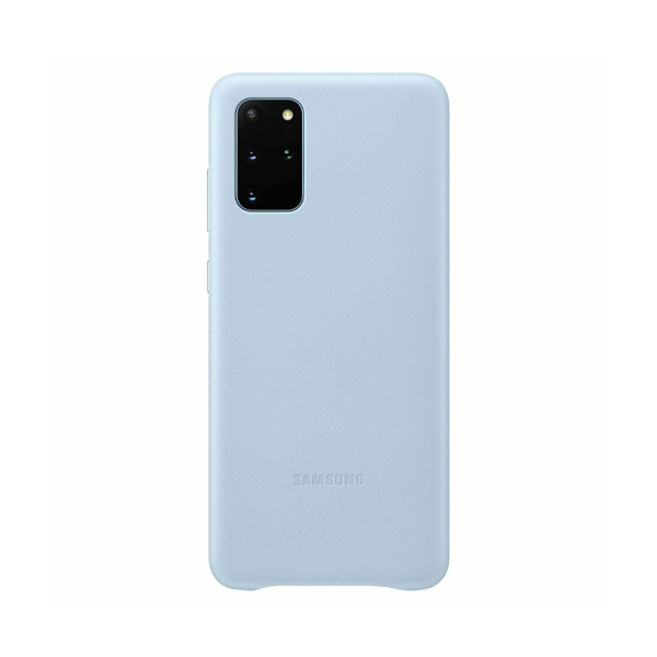 Чохол накладка Samsung G985 Galaxy S20 Plus Leather Cover Grayish Sky Blue (EF-VG985LLEG)