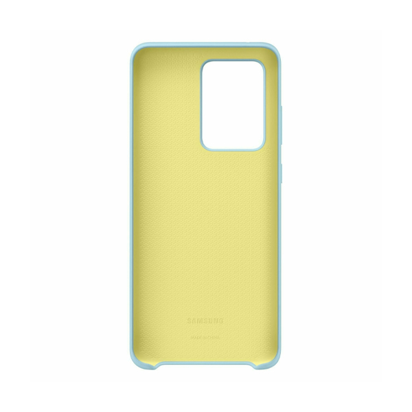 Чехол накладка Samsung G988 Galaxy S20 Ultra Silicone Cover Sky Blue (EF-PG988TLEG)