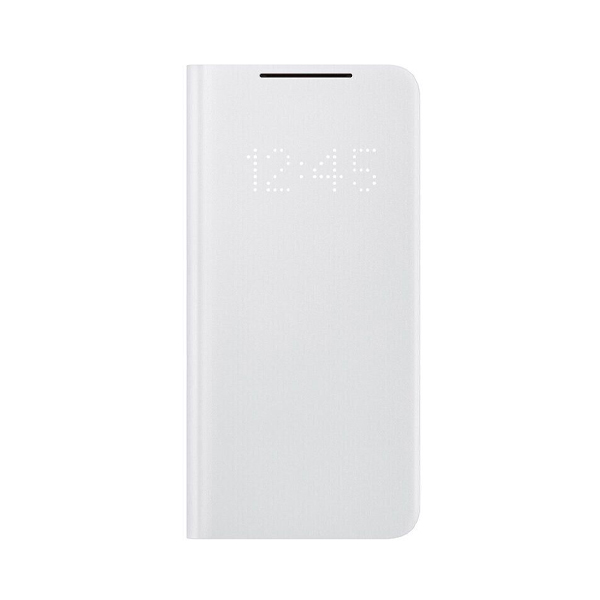 Чехол книжка Samsung G991 Galaxy S21 Smart LED View Cover Light Gray (EF-NG991PJEG)