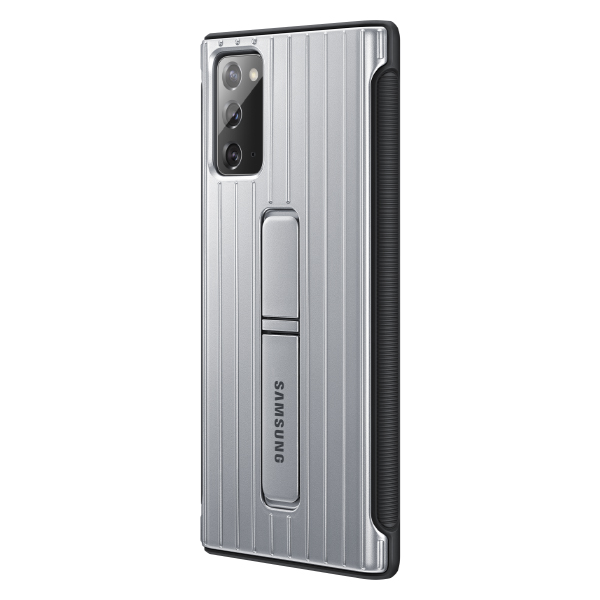 Чехол накладка Samsung N980 Galaxy Note 20 Protective Standing Cover Silver (EF-RN980CSEGRU)