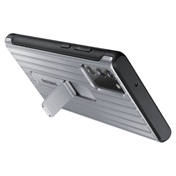 Чехол накладка Samsung N980 Galaxy Note 20 Protective Standing Cover Silver (EF-RN980CSEGRU)