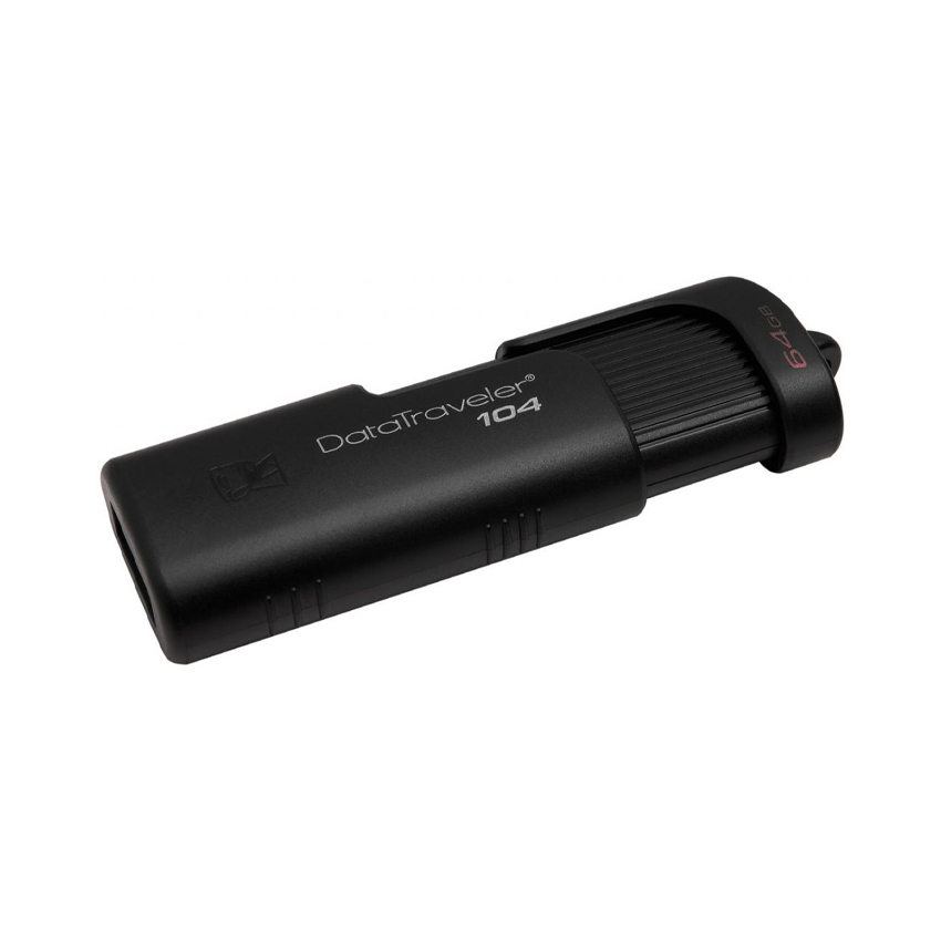 Флешка Kingston 64 GB DataTraveler 104 USB 2.0 Black (DT104/64GB)