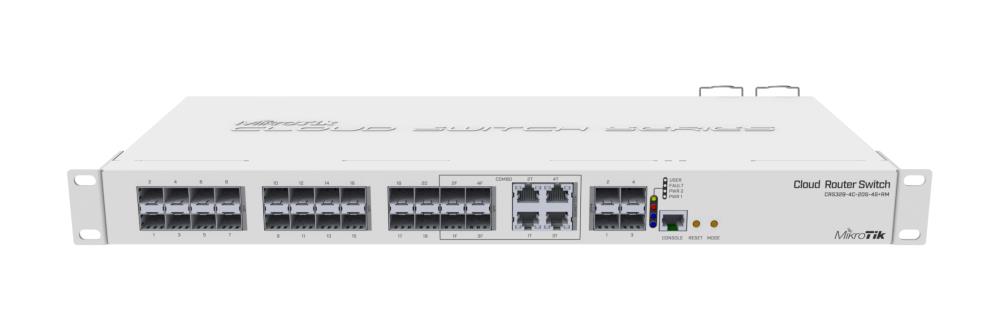Мережевий комутатор Ethernet CRS328-4C-20S-4S+RM MIKROTIK
