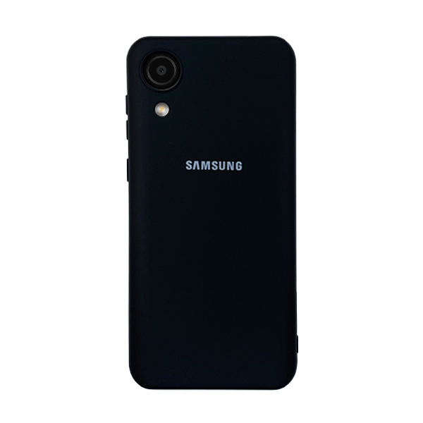 Чехол Original Soft Touch Case for Samsung A03 Core/A032 Black