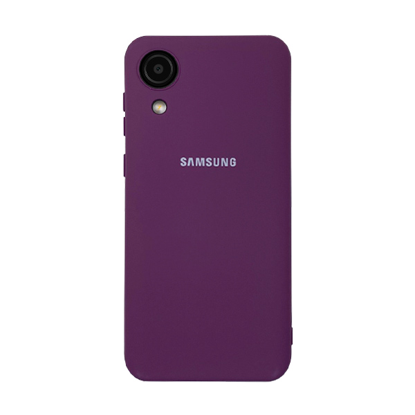 Чехол Original Soft Touch Case for Samsung A03 Core/A032 Grape