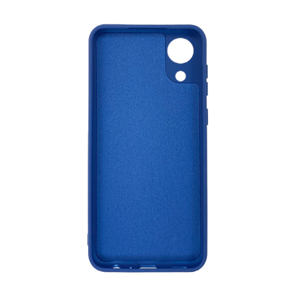 Чехол Original Soft Touch Case for Samsung A03 Core/A032 Navy Blue