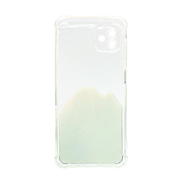Чехол Wave Above Case для Samsung A04-2022/A045 Clear Golden Touch with Camera Lens