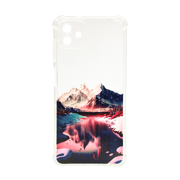 Чехол Wave Above Case для Samsung A04-2022/A045 Clear Rose Vallery with Camera Lens